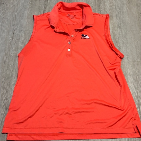 Peter Millar Bright Coral Performance Polo - Picture 1 of 4